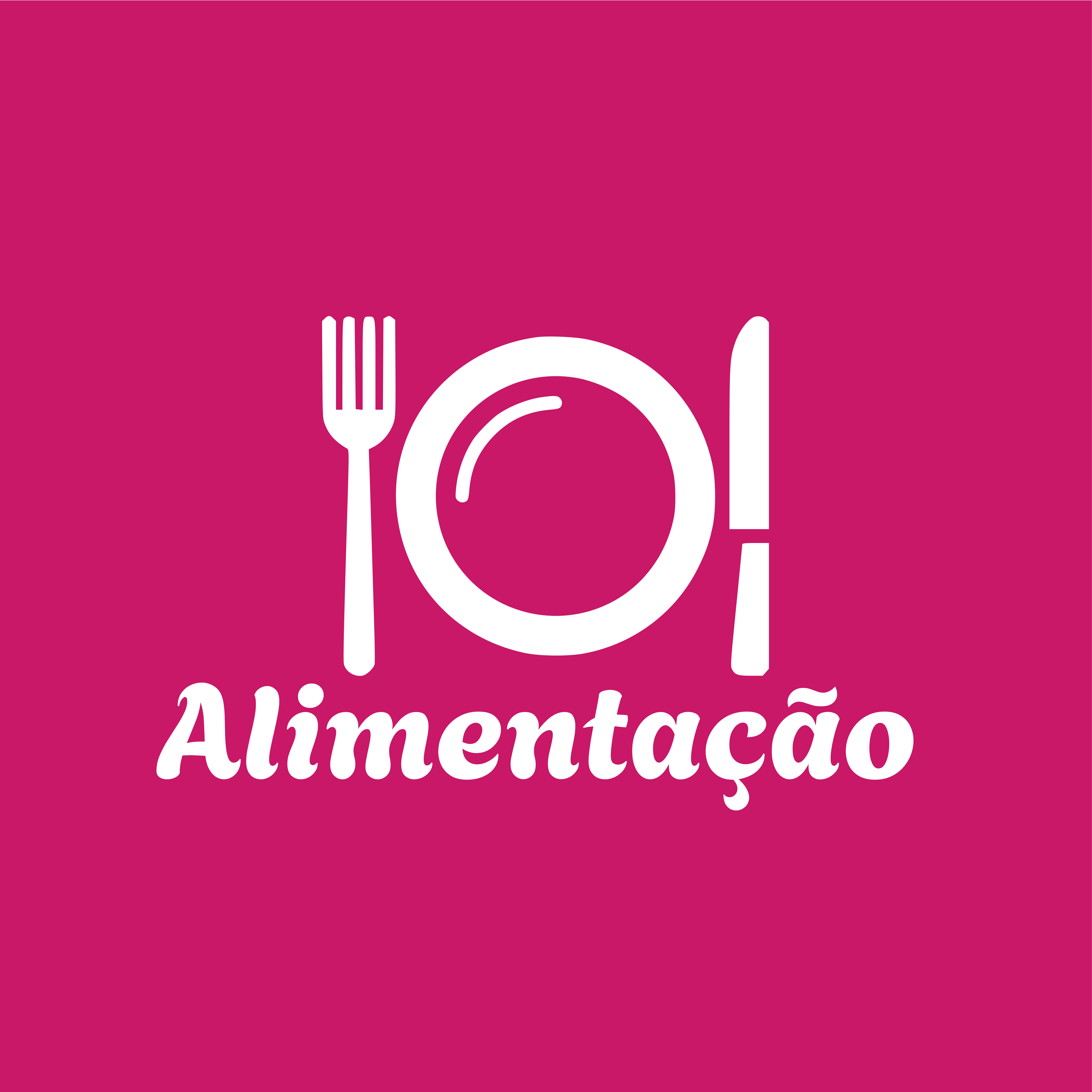 Ícone de talheres representando alimentação