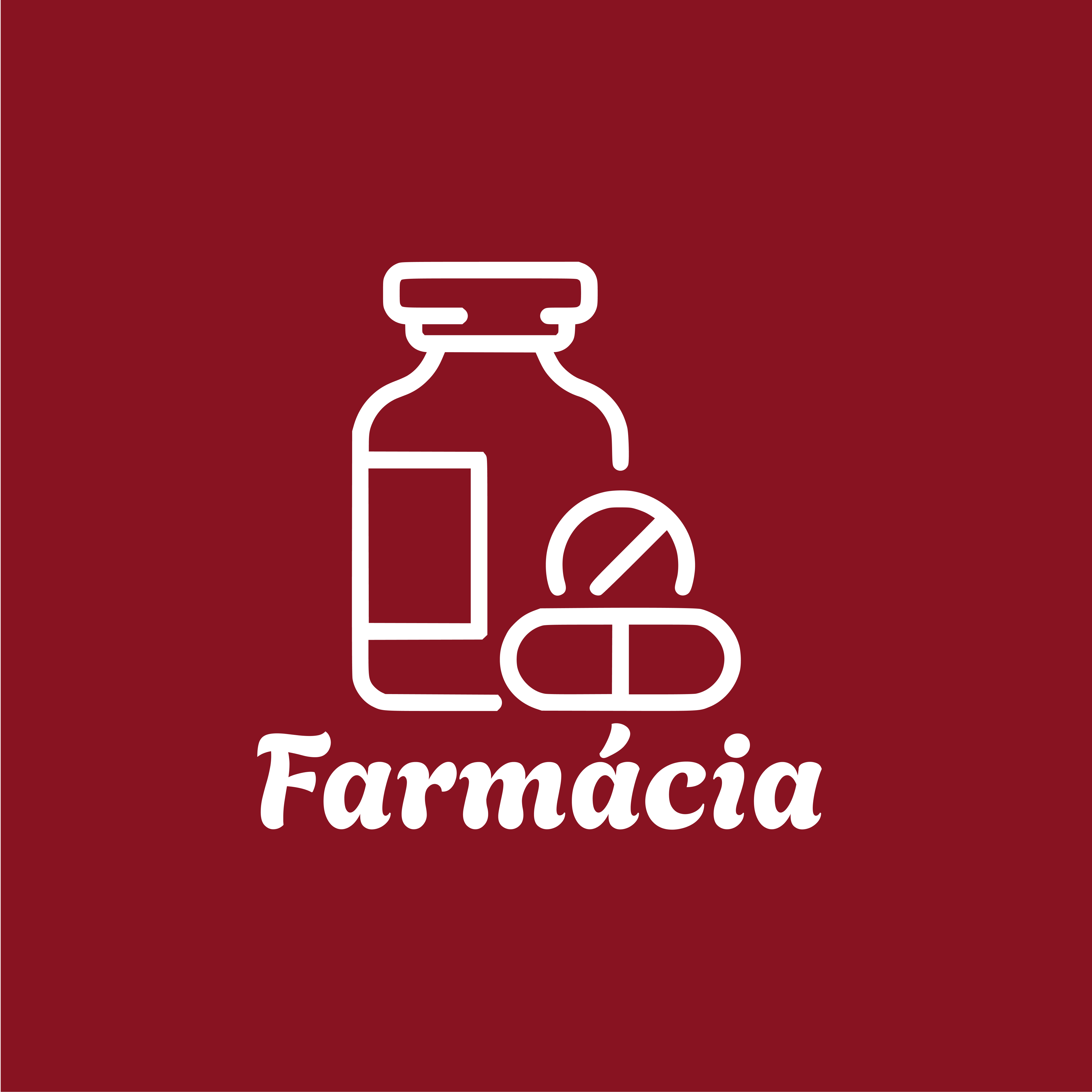 Ícone de remédios representando farmácia