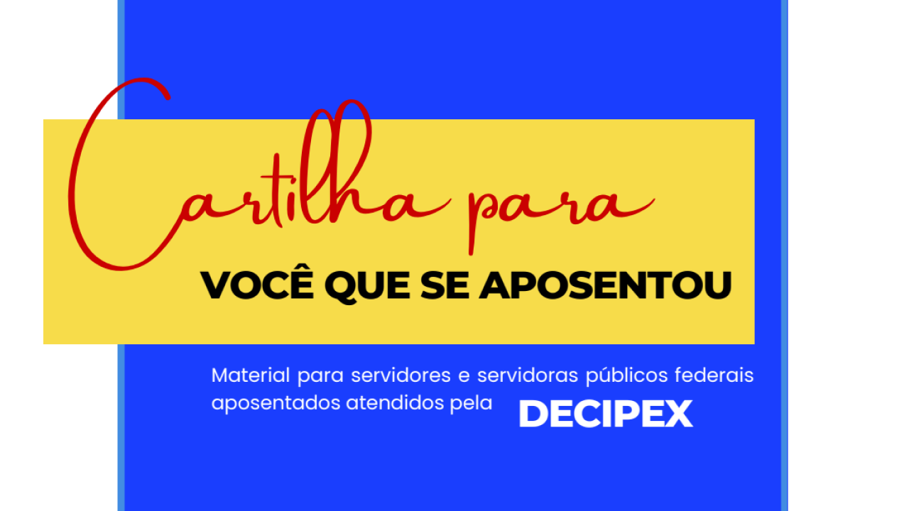 Cartilha para você que se aposentou