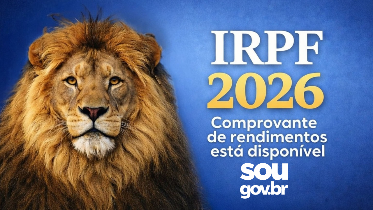 Comprovante de rendimentos do IRPF disponível no SouGov.br